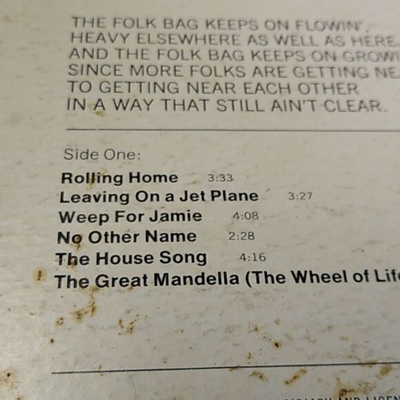 Peter, Paul and Mary Album 1700 Vinyl Record - Picture 7 of 9